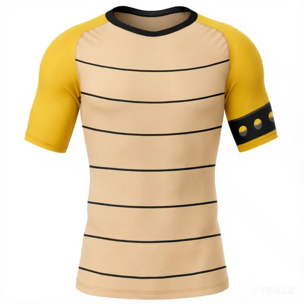 Summer Breathable Anime Sports T-shirt Collection with High Elasticity and Quick Drying