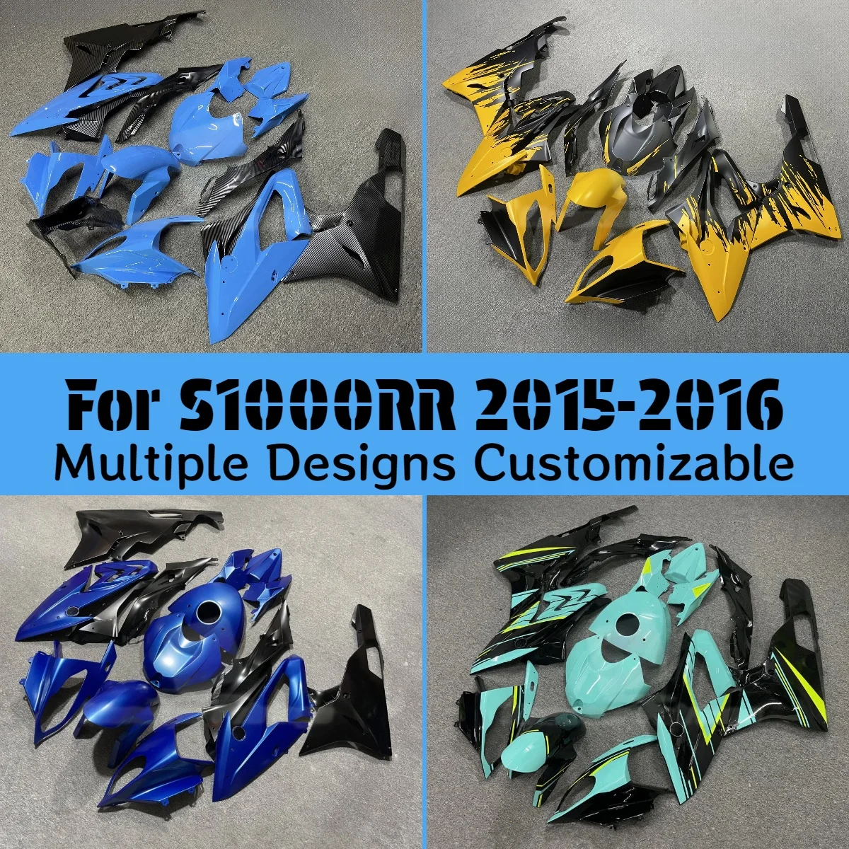 

Fairing Set S 1000RR 2015 2016 New Style Motorcycle Fairings Kit Aftermarket Custom for BMW S1000RR 15 16