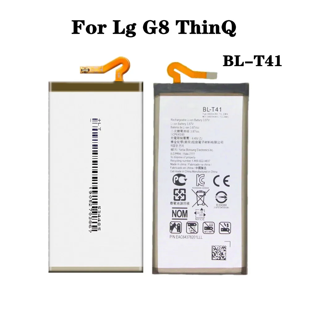 

Новый аккумулятор 3500 мАч BLT41 BL-T41 T41 для LG G8 ThinQ LMG820QM7 LMG820UM1 LM-G820UMB LMG820UM0 LM-G820N, аккумулятор для телефона