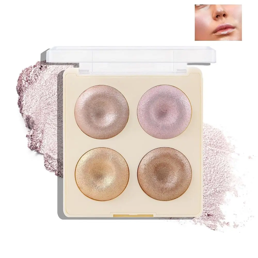 Professional Shimmer Glitter Shading Powder para Mulheres, Maquiagem Sombra, Destaque Cosméticos