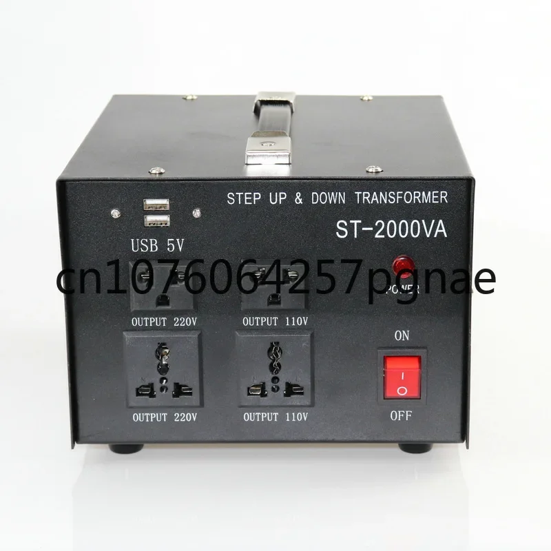 Two Sets of Output 220V to 110V Voltage Mutual Conversion ST-USB Series Household Step-up and Step-down Transformer Wholesale