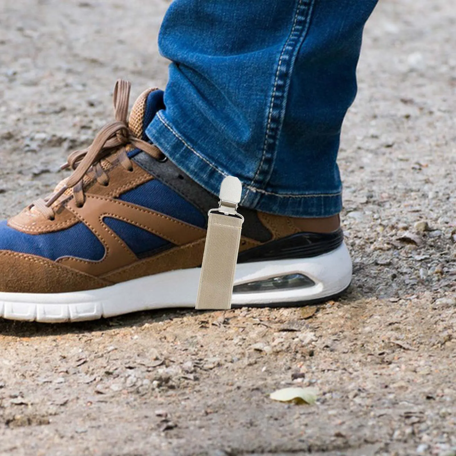 

Adjustable Boot Straps 4pcs Elastic Stirrups for Pant Keepers Windproof Leg Clamps Motorcycle Shoe Accessories