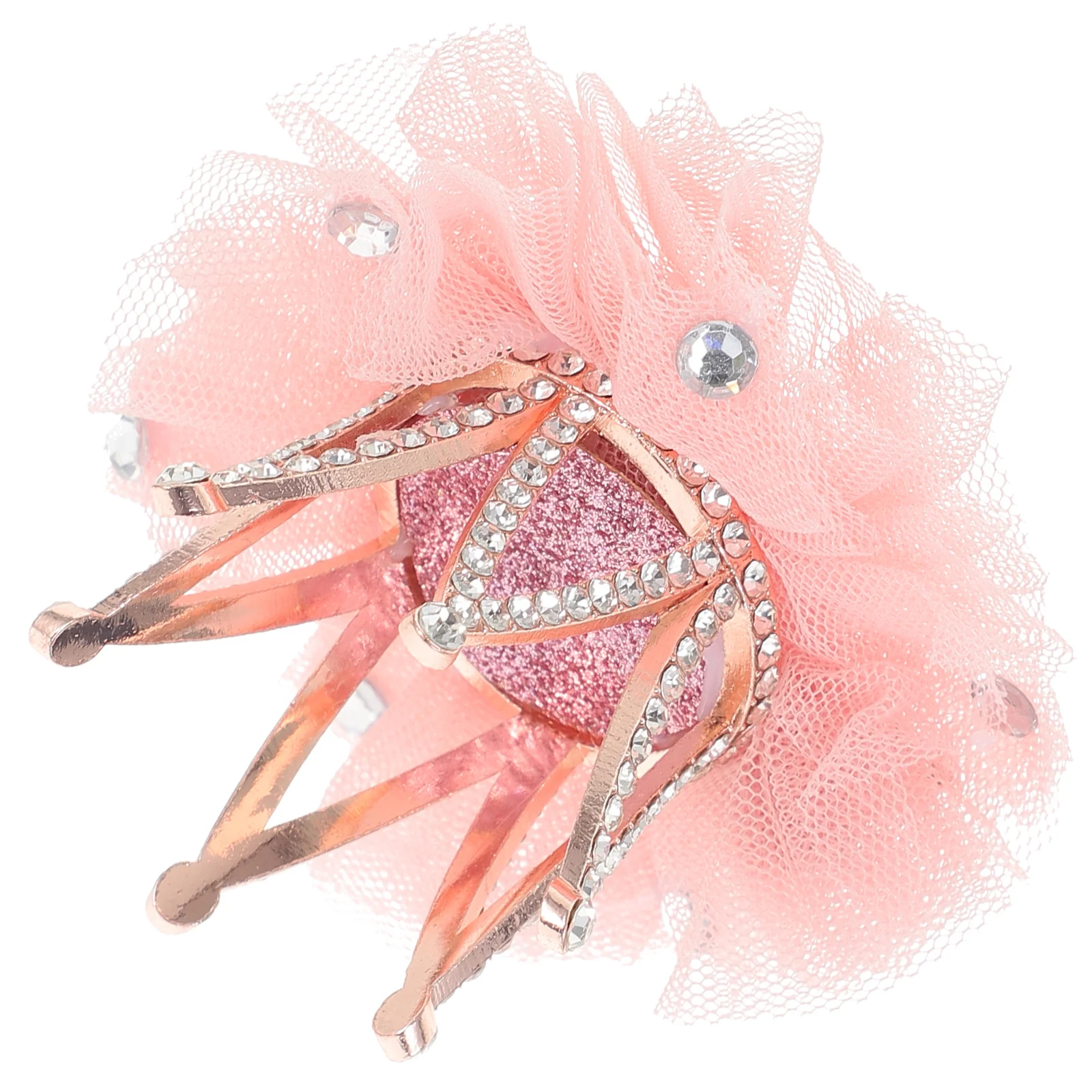 

Crown Hairpin Birthday Clip for Kids Baby Styling Sparkly Clips with Products Mini