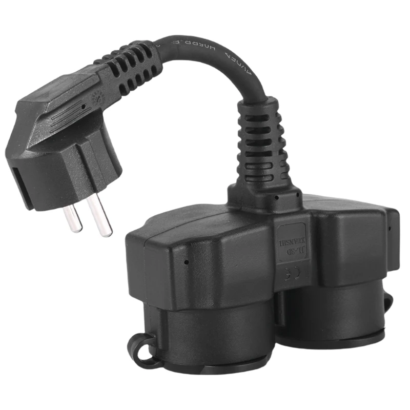 

Plastic Extension 2 Way Socket ABS Compact Extension Cable for Wet Room