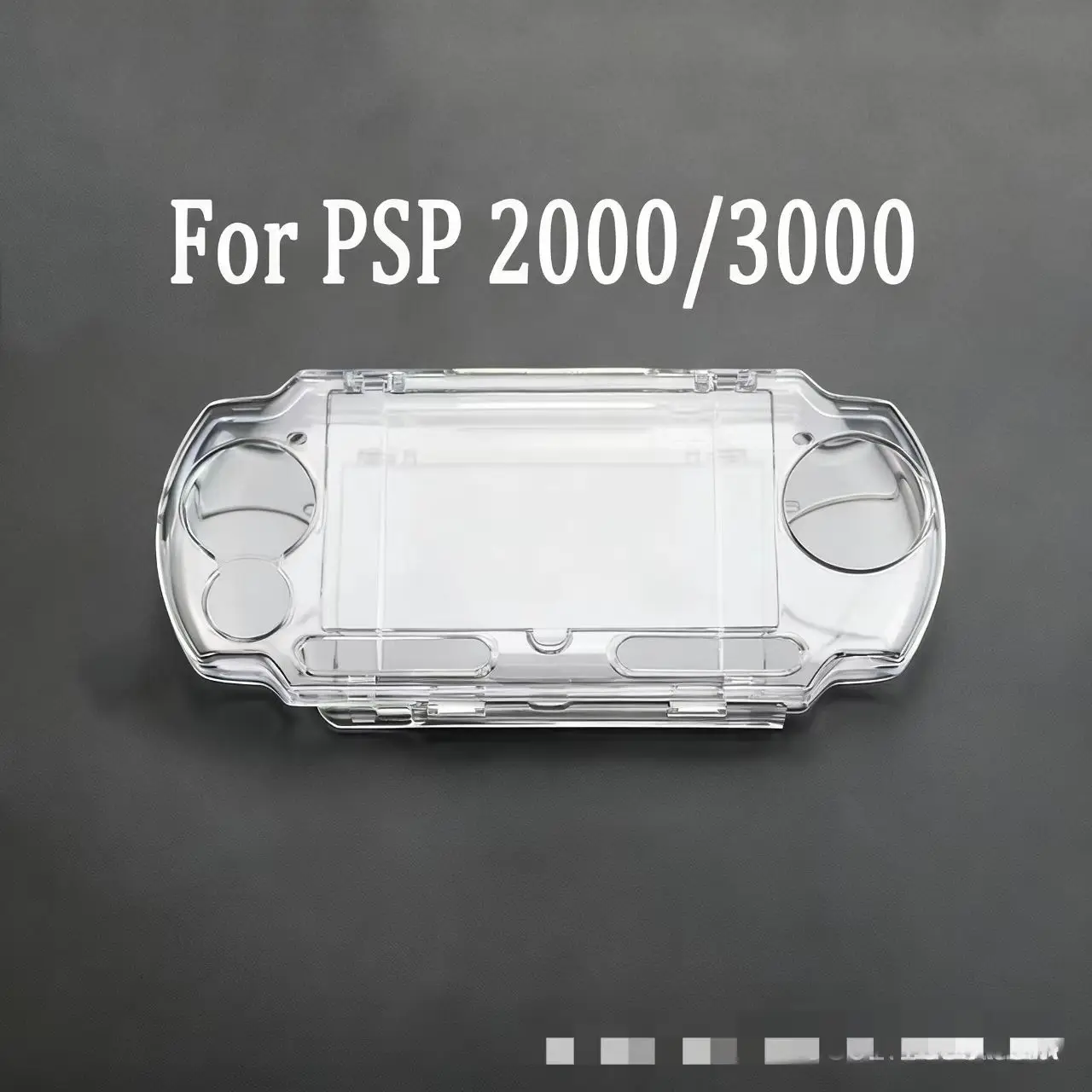 

Plastic transparent crystal hard shell PSP 2000 and 3000 protective cases are suitable for high-quality plastic cases of PSP1000
