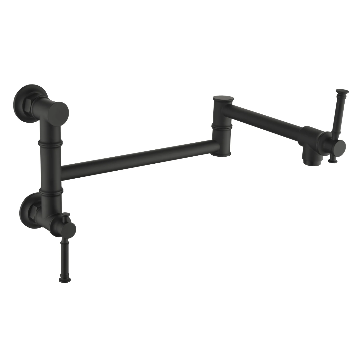 

Pot Filler Faucet Wall Mount Pot Filler Faucet, Modern Brass Pot Filler Two-Attachment Wall Mount Folding Kitchen Pot Filler Swi