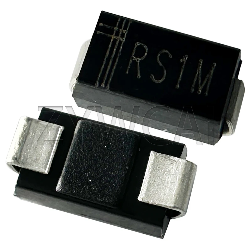 RS1M/1G FR107 50PCS SMA DO-214AC RS1M 1A 1000V High Voltage Rectification Fast Recovery Diode