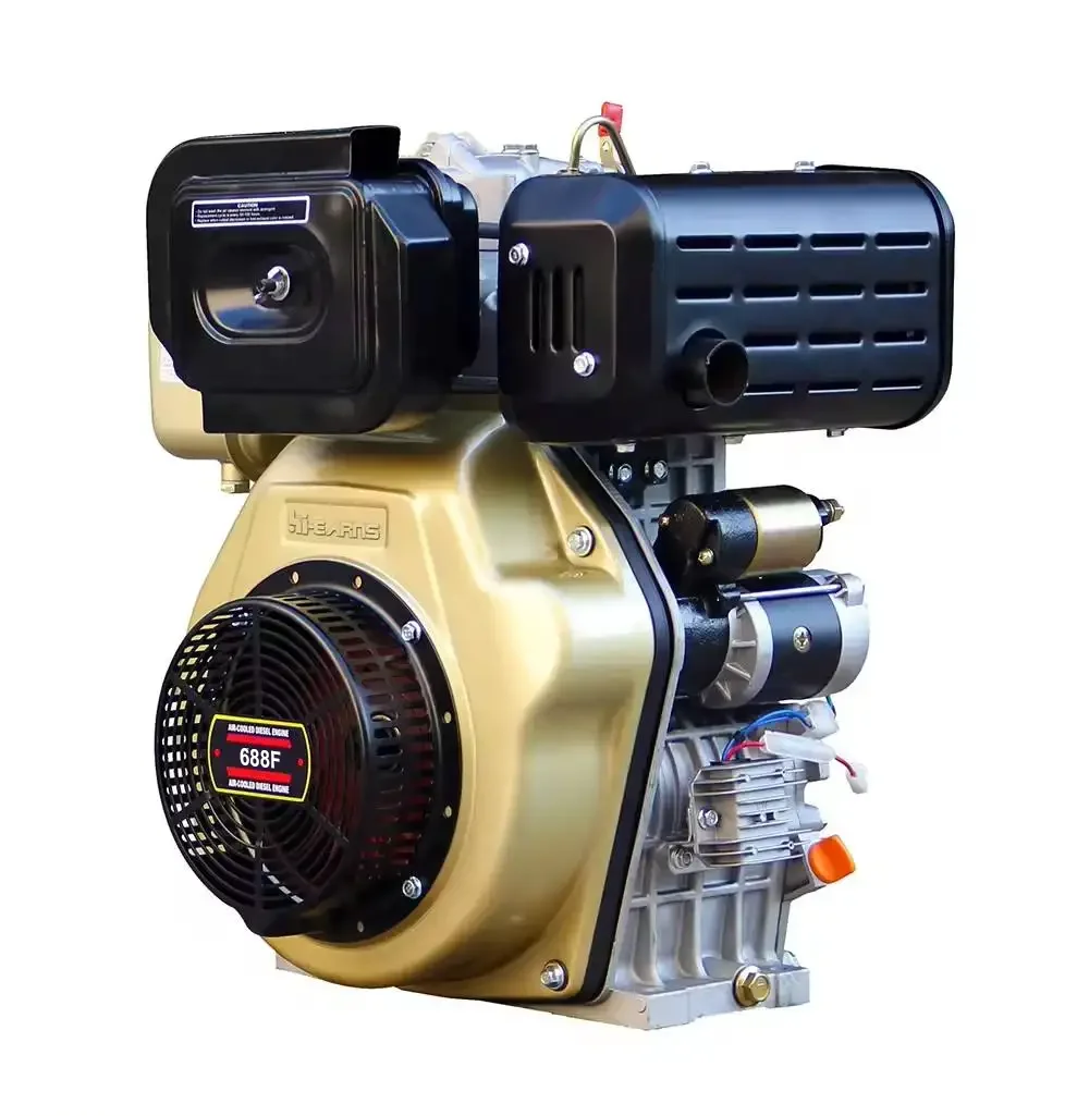 Official Brand HR688F Machinery Engines, Used To 10KW Air-cooled Diesel Generator