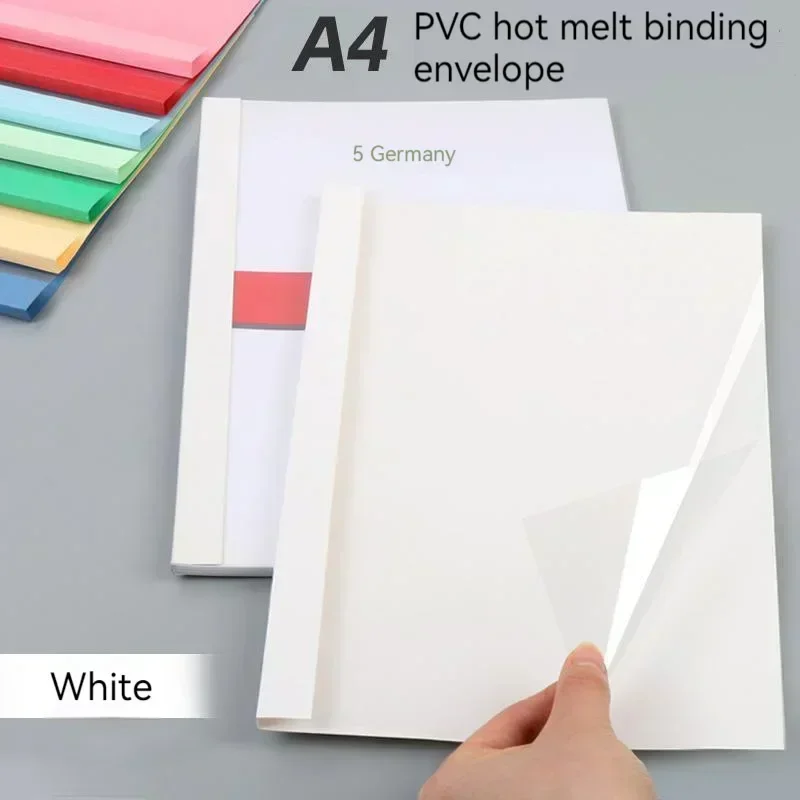 A4 hotmelt bindmachine plastic envelop cover document contract informatie bindend in een boek hotmelt bindend