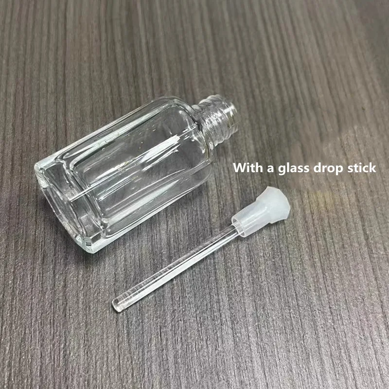 Großhandel 100 stücke 3 ml/6 ml/12 ml Leere Klarglas Ätherisches Öl Flasche Attar Öl/massage Öl Parfüm Flasche Mit EINEM Kugel/Stick