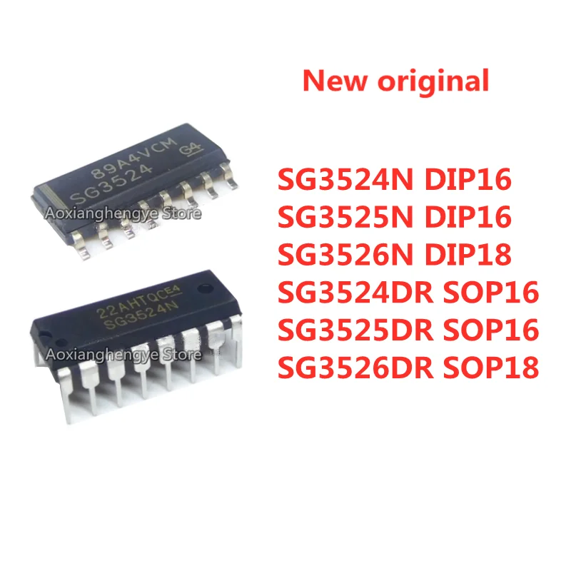

5 шт., контроллер импульсной ширины модуляции SG3524N SG3525N SG3526N SG3524DR SG3525DR SG3526BDW DIP16 SOP16 DIP18 SOP18