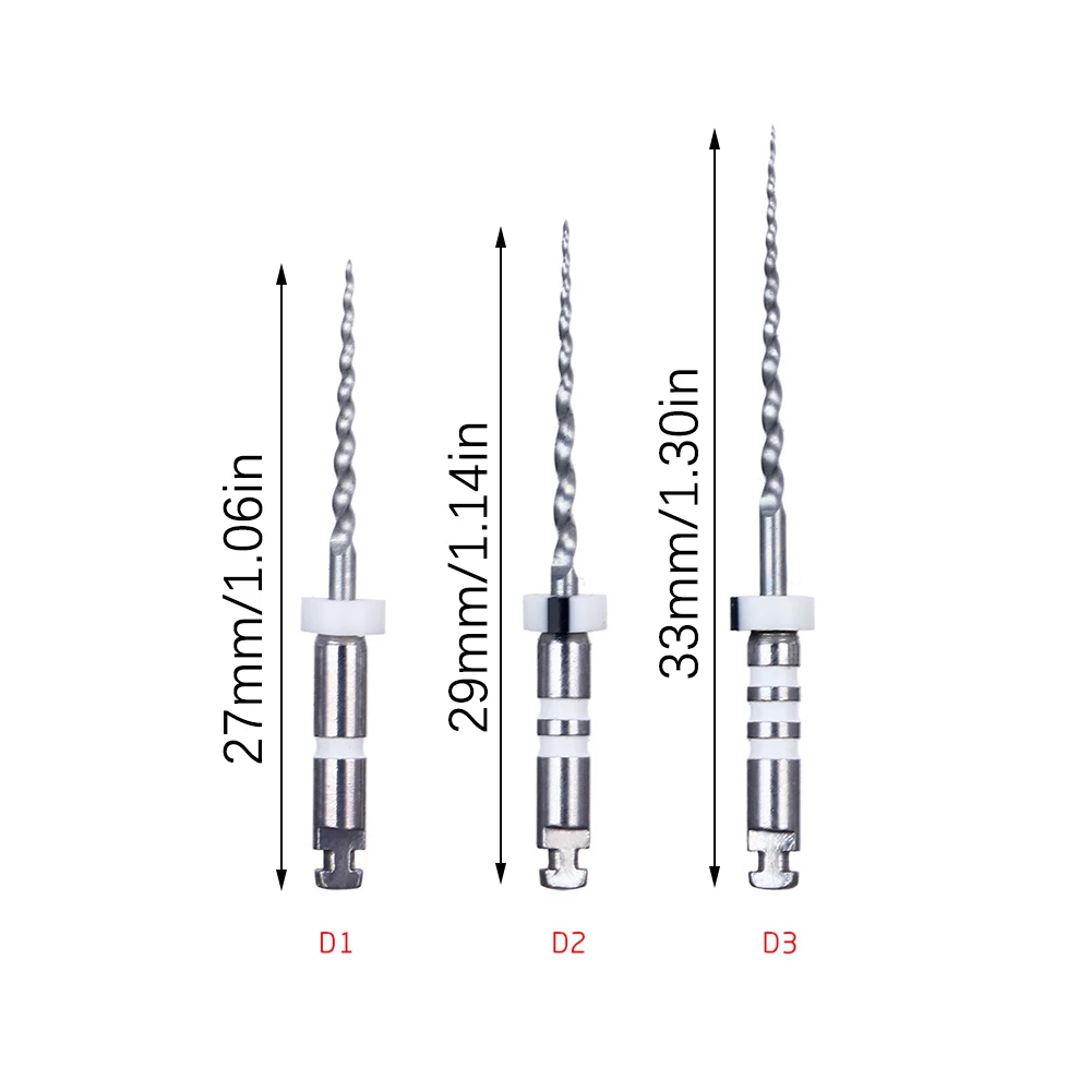 Dental Nachbehandlung Motor Wurzel Kanal NiTi Datei D1-D3 6 Teile/schachtel Entfernen Füllmaterial Vor Kanal Reshaping – Detail 6