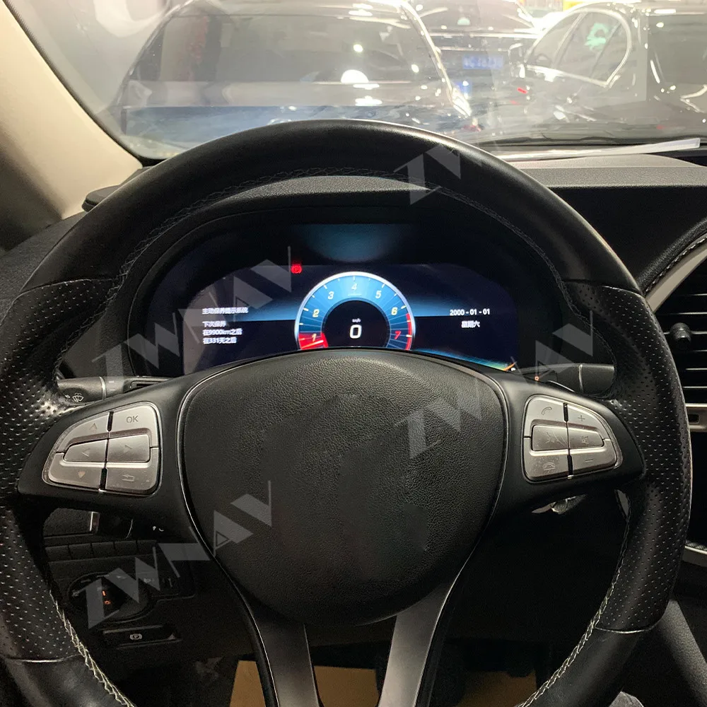 

12,3-дюймовая цифровая приборная панель для Mercedes-Benz Vito 2024, виртуальный ЖК-дисплей, приборная панель, кабина, спидометр, приборная панель