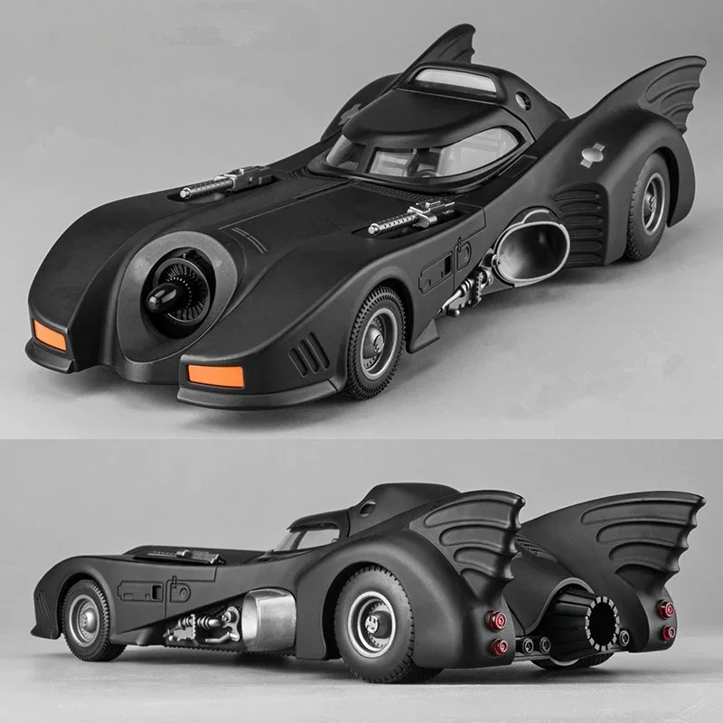 

1/18 Classic Movie Car Batmobile Bat Alloy Concept Sports Car Model Diecast Metal Toy Racing Car Model Sound and Light Kids Gift