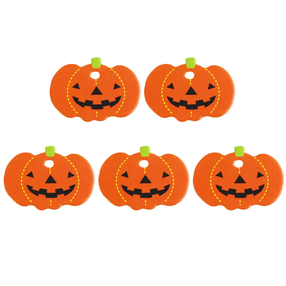 50Pcs Elegant Pumpkin Shape DIY Paper Tags for Art Crafts Decoupage Plaques Gift Tags Bookmark Hanging Decoration Festival Use