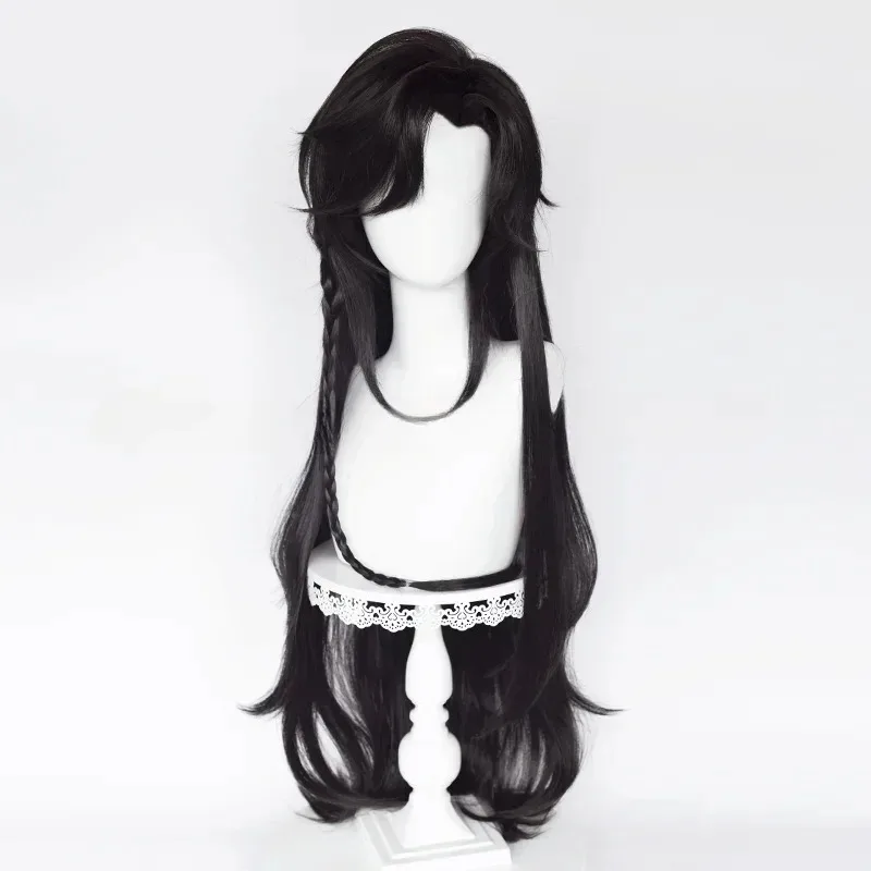 

Tian Guan Косплей Hua Cheng San Lang Официальный парик Sky Blessing Черный синтетический парик Huacheng