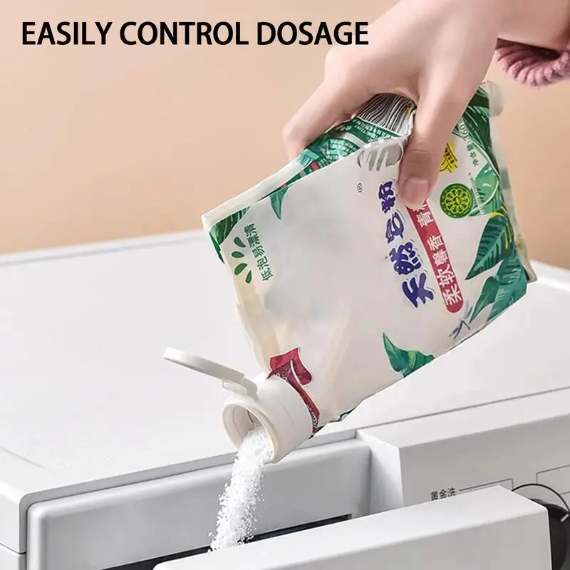 Bag Sealing Clips Pour Spouts Reusable Round Bag Clamps Leakproof Snack Bag Clips Sealer Airtight Storage Bag Sealer For Kitchen