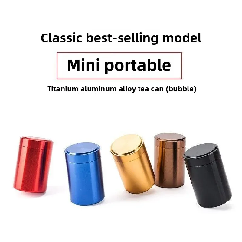 Tea can small mini tin can sealed box horse mouth portable packaging empty