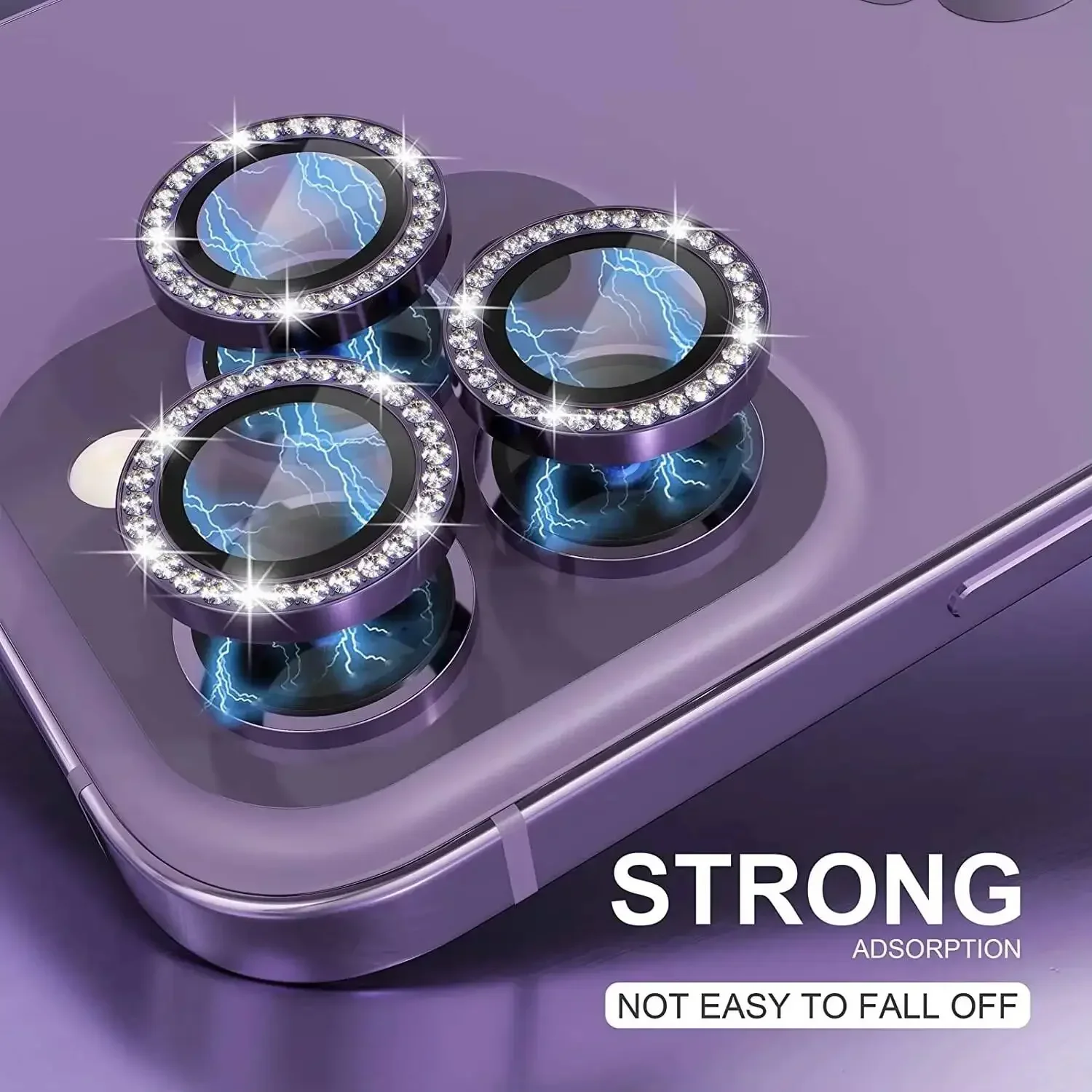 Bling Glitter Diamond Metal Frame Camera Protector For Iphone 17 15 14 16 11 12 Pro Max Air 13 Mini Lens Tempered Glass