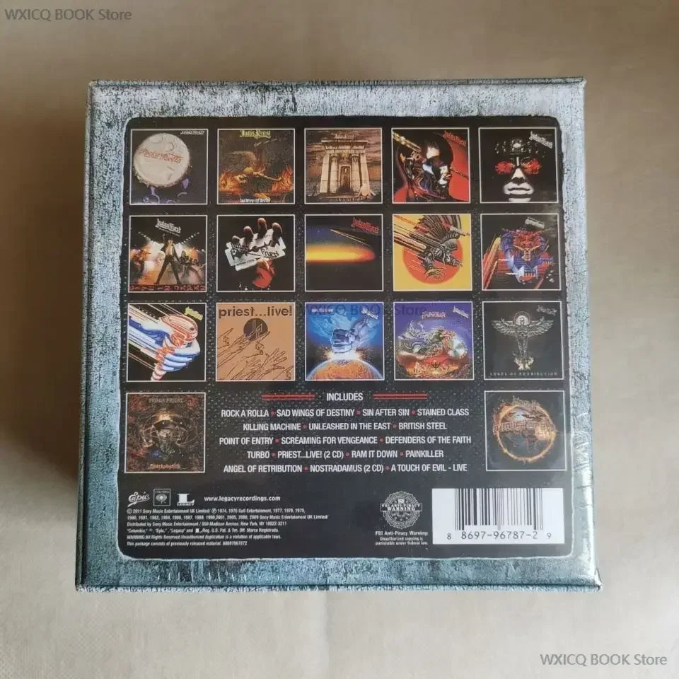 The most influential British band in the world Heavy metal band Metal God Complete Collection 19CD Collection Gift Box Music CD