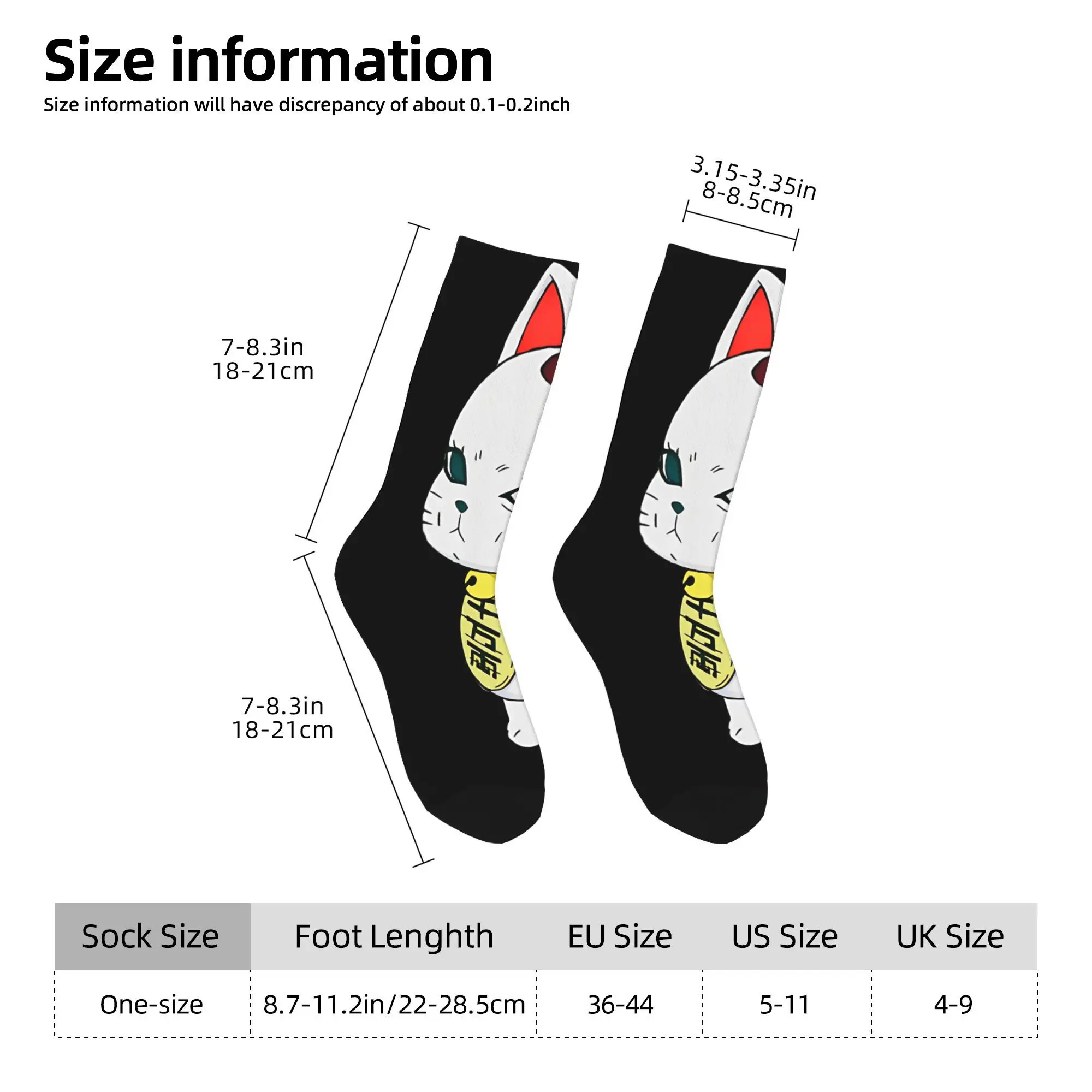 جوارب DanDaDan جوارب شتوية للزوجين على الطراز القوطي جوارب متوسطة ناعمة بتصميم جوارب مضادة للانزلاق