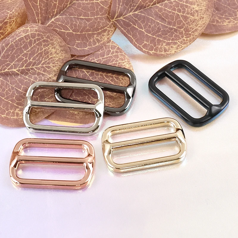 

5/10Pcs 20-32mm Metal Buckle Tri Glide Adjust Buckles Webbing Adjuster Backpack Shoulder Strap Hook DIY Bag Hardware Accessories