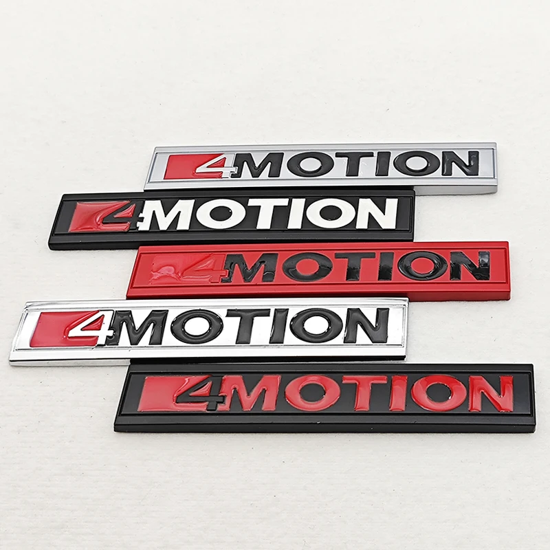 3d carro 4motion emblema logotipo guarnição capa dianteira grade emblema traseiro tronco adesivo para vw volkswagen polo golf passat jetta acessórios