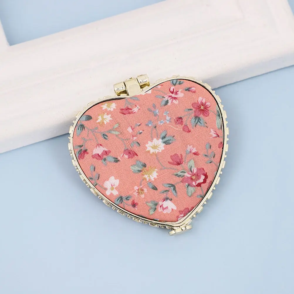 

8pcs Floral Printing Mini Small Handheld Makeup Portable Pocket Mirror For Women Travel Compact Foldable Mirror