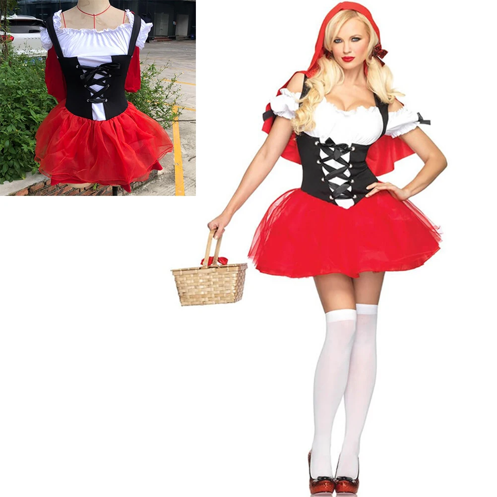 

Costume Gothic Design Satin Cape Halloween Cosplay Outfit Stage Performance Skirt