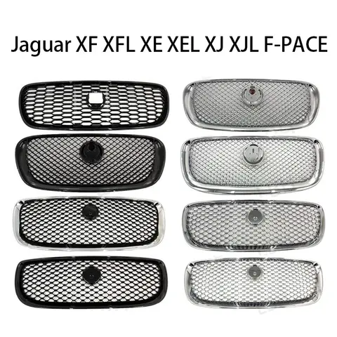 for Jaguar XF XFL XE XEL XJ XJL F-PACE Front bumper grille Front bumper grille Air Intake Radiator