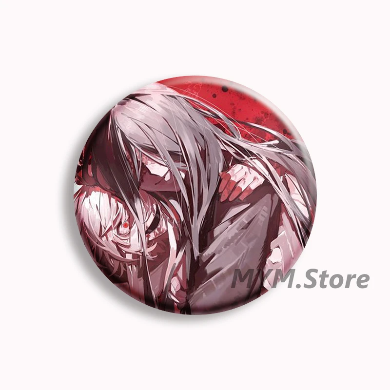 Hot Game Homicipher Mr.Crawling Anime Button Pin Character Cartoon Badge Brooch Bag Decor Gamer Fans Collect Friends Gifts