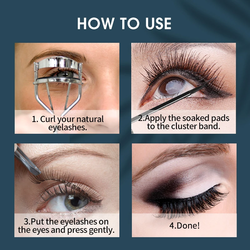 Lash Glue Korean Black Glue Long Lasting Lash Glue Waterproof for Individual Cluster Lashes Glue Latex Free