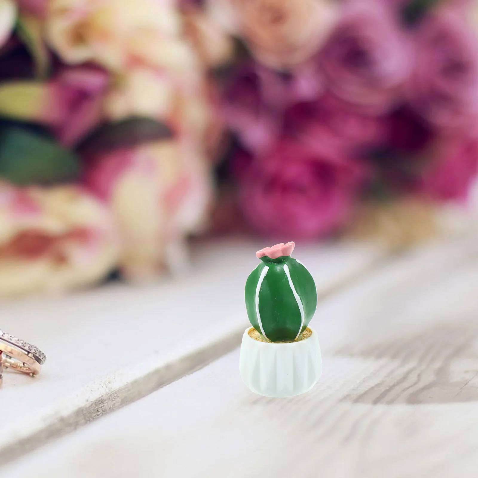 

4pcs nament Mini Model Resin Crafts Home Office Car Desktop Shelf Cabinet Table Landscaping Miniature Bonsai