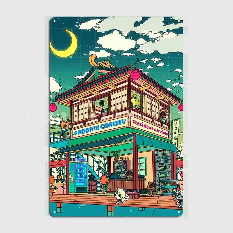 Nook Alley Metallschild Wandbild Cave Pub Design Poster Blechschild Poster