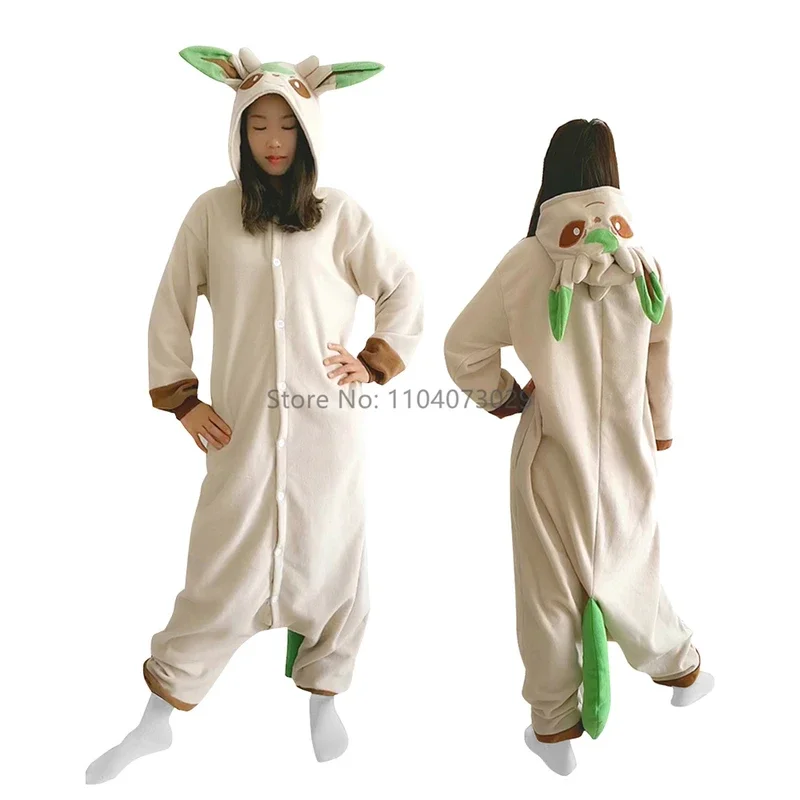 Onesieshow Anime Kigurumi Pigiama Halloween Tutina Per Adulti Bambini Cartoon Zucca Avocado Pigiama Cosplay Party Donna Uomo Homewear