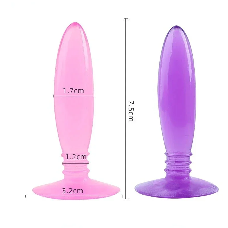 미니 아날 플러그 확장기 젤리 장난감 성인 섹스 토이 섹스 제품 초보자 커플을위한 게이 엉덩이 플러그 에로틱 장난감