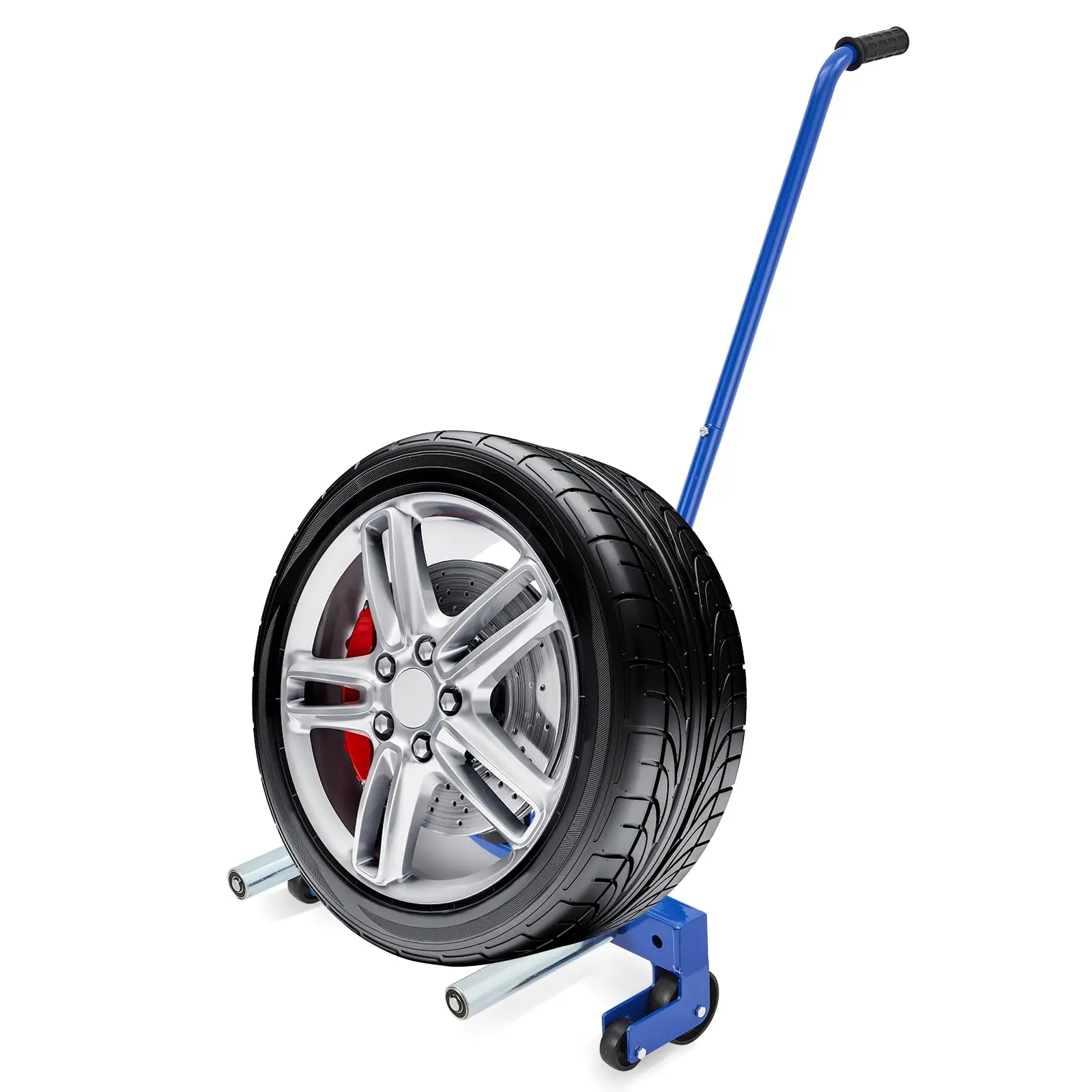 

500 Lbs Heavy-Duty Tire Dolly - Adjustable Tire Moving Cart Tool for Effortless Transport in Workshops and Garages