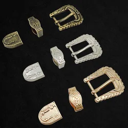 1Set Women's Belt Buckle Rectangle Metal Pin Buckle For Belt Garment Bag Shoes Decor DIY Sewing Accessories