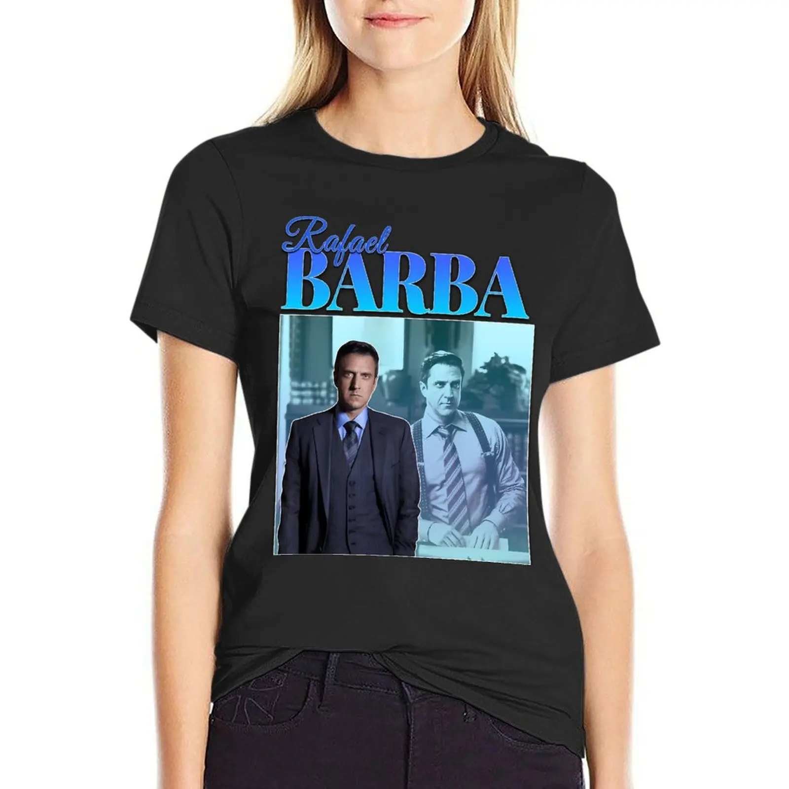 Rafael Barba 90s Inspired Vintage Homage T-Shirt Blouse Aesthetic clothing spring clothes Women 2024