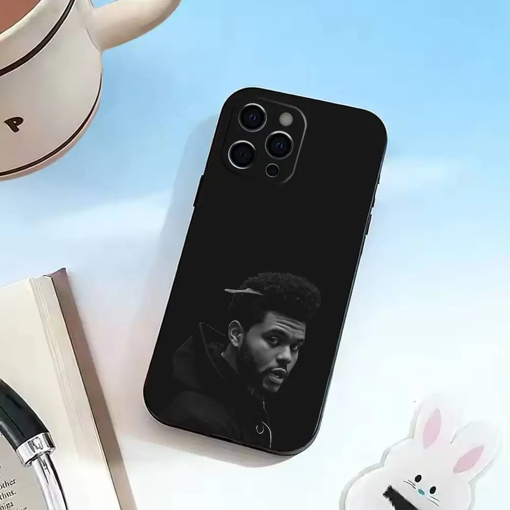 F-Famous singer T-The Weeknd  Phone Case Soft Black For iPhone 16 17 15 14 13 12 11 X XR Plus Pro Max Plus