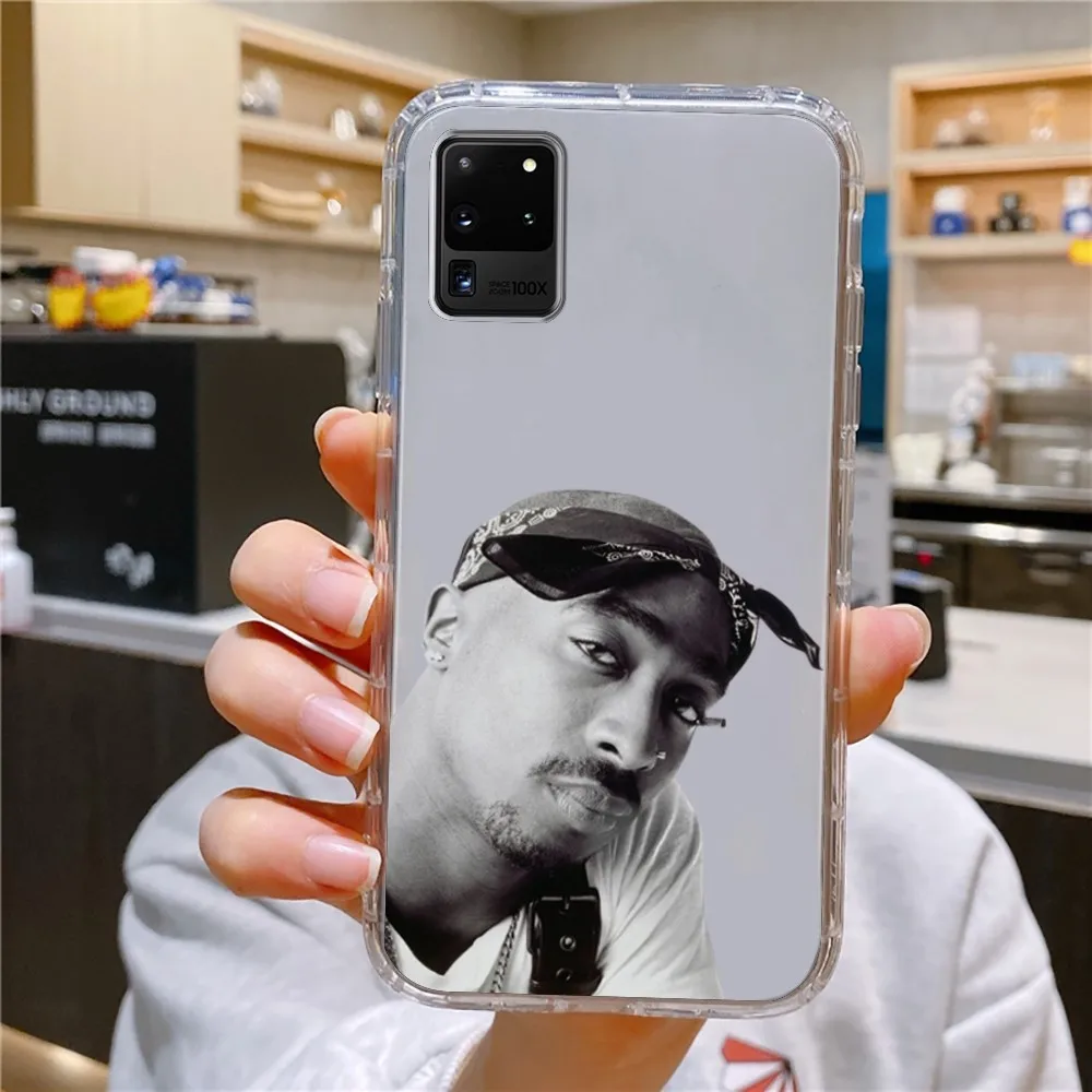 Rip Raper 2pac Phone Case For Samsung Galaxy A52 A12 A51 S21 Edge S22ULTRA S23 S20LITE Plus Ultra Transparent Cover