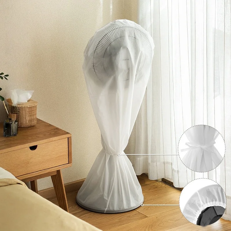 1pc Fan Dust Cover Universal Electric Vertical Floor Fan 360° Dustproof Covers Round Washable Damp-Proof Protector