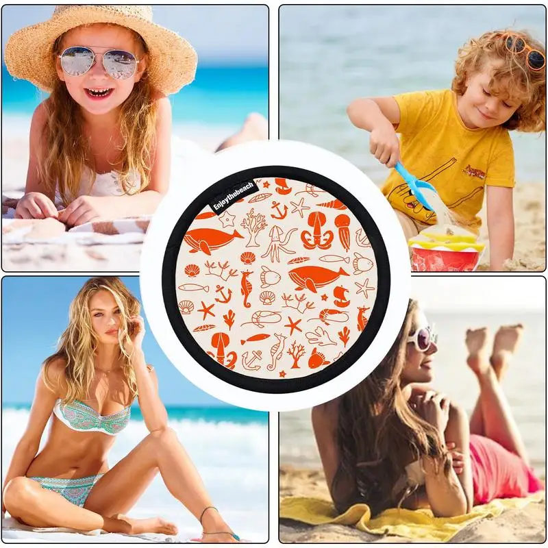 مزيل الرمل للشاطئ، منظف صديق للبشرة بدون ماء، ممحاة رمل لطيفة، ملحقات أدوات الشاطئ يجب اقتناؤها لقضاء العطلات