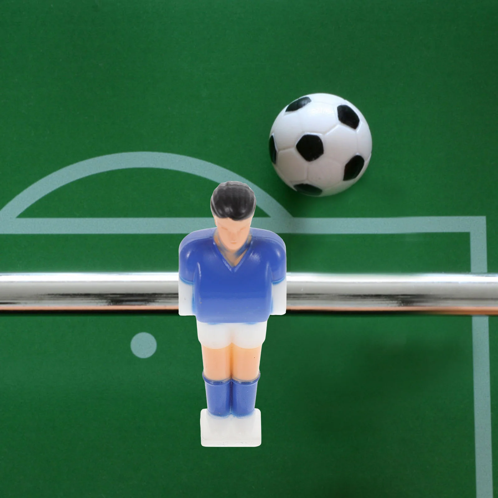 11 Pcs Football Machine Player Tournament Style Plastic Soccer Dolls Foosball Puppets Bright Colored Players