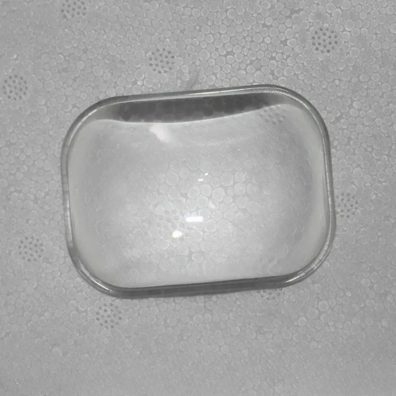 

2PC HD DIY Projector Square Condensing Lens Optical Lenses LED Lamp Widescreen with Enhanced Corner Brightness Optometry