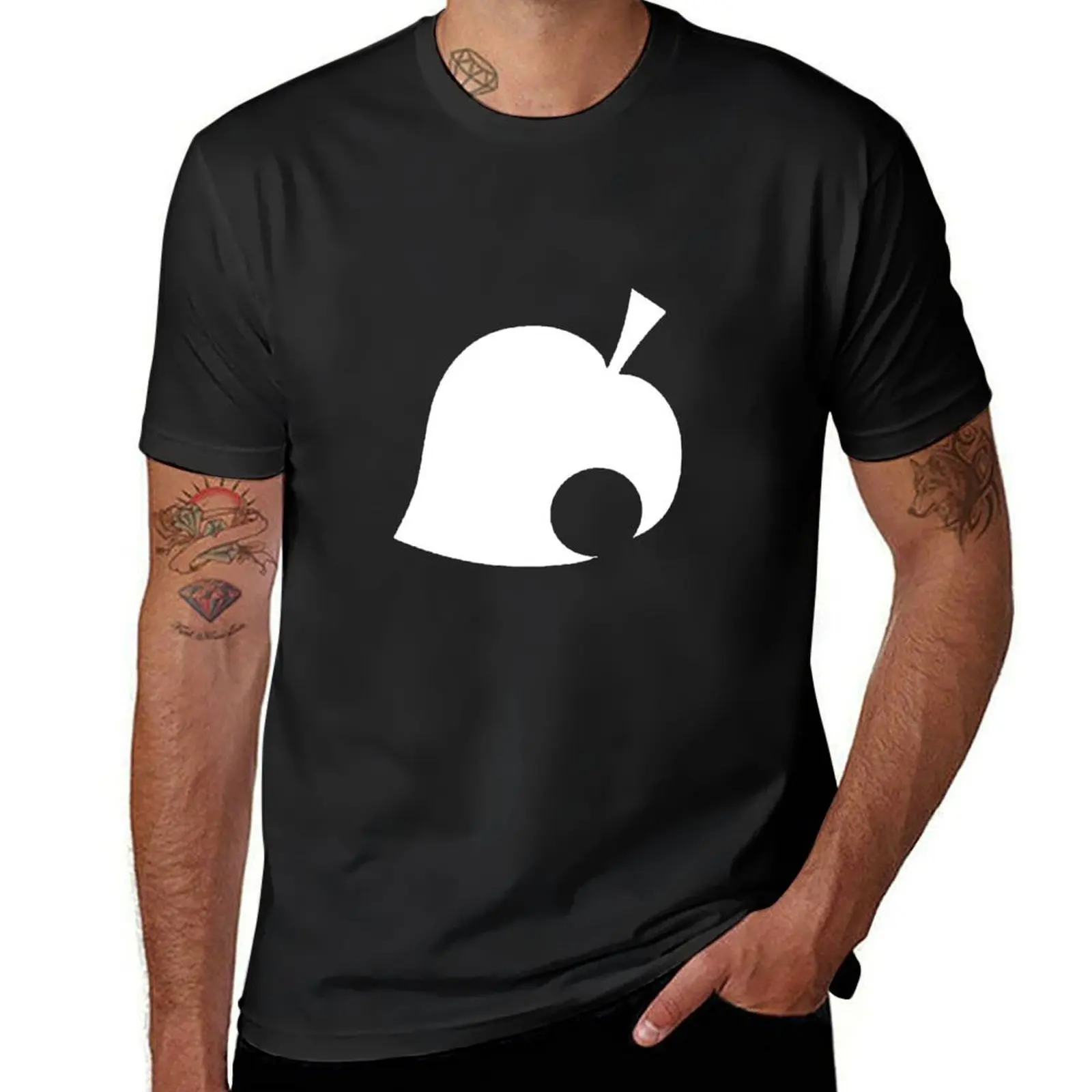 

Leaf Logo T-Shirt baggy shirts Aesthetic clothing fashion shirts mens graphic t-shirts pack