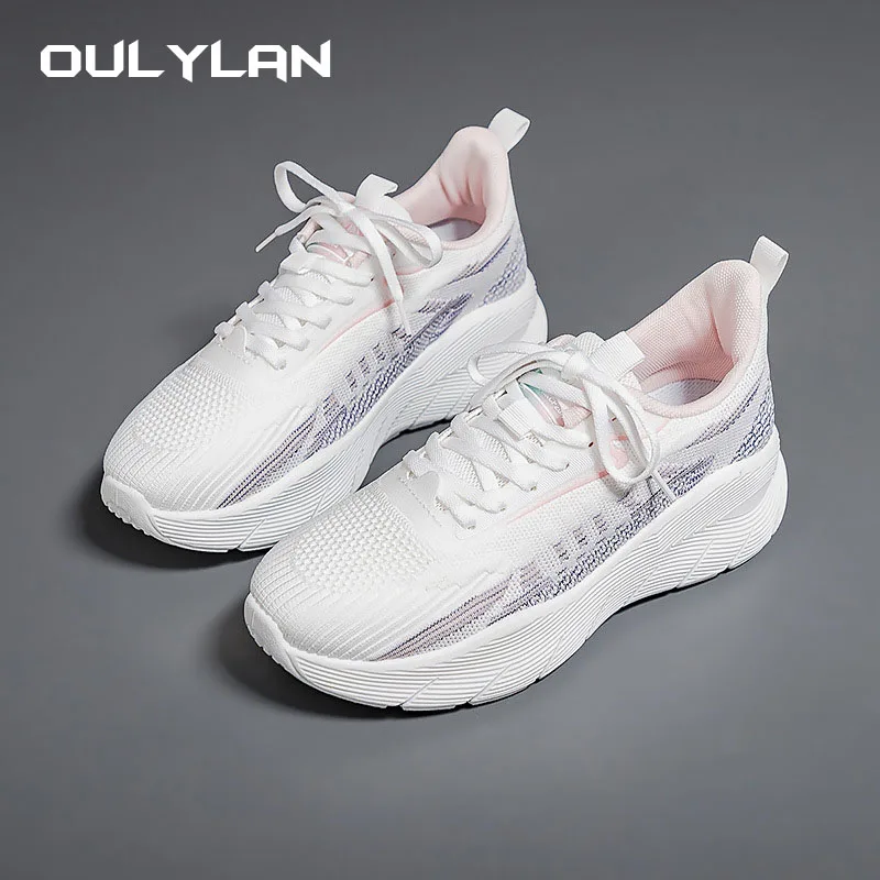 

New low top waterproof sports shoes for women, Instagram versatile casual height increasing dad shoes, running shoes