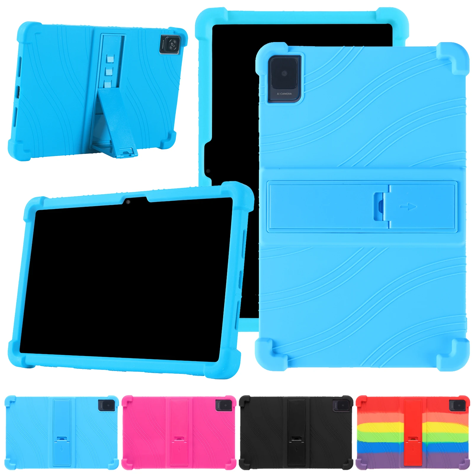 

Case For TCL TAB 10 Gen 2 Tablet Safe Shockproof Silicone Stand Cover
