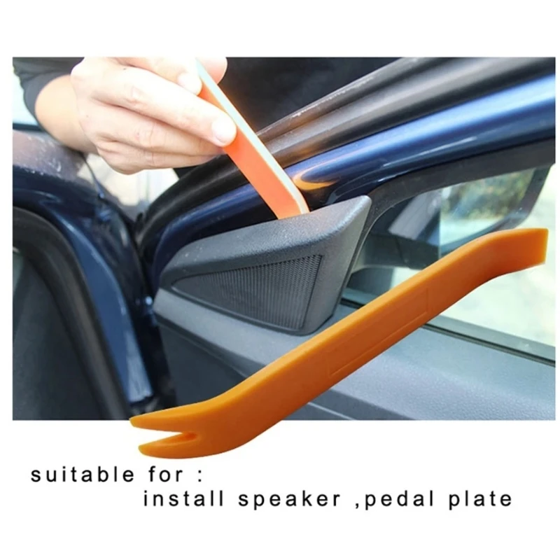 Auto Door Clip Panel Trim Removal Tools Kits Navigation Blades Disassembly Plastic Car Interior Seesaw Conversion Repairing Tool