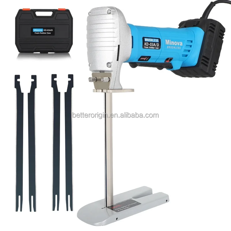 ماكينة قطع المرتبة الكهربائية الصناعية عالية الدقة TLF سكين المنشار قاطع لوح إسفنجي PU رخيص